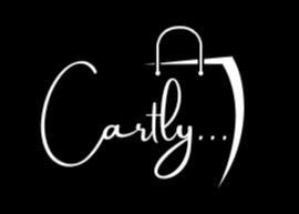 White logo with 'Cartly' text on a black background