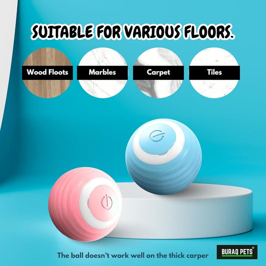 Gravitational rolling Ball for pets and kids